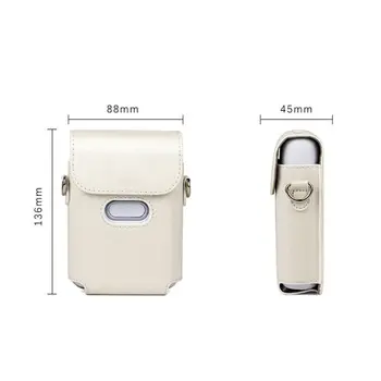 

Leather Storage Shoulder Bag Anti-scratch Carry Case Box for Mini Link Printer