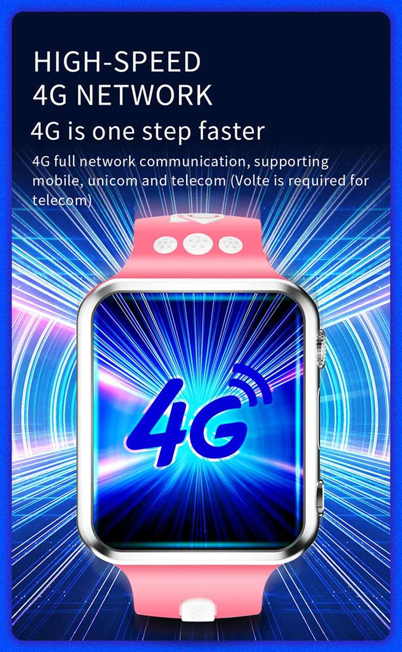 4G Детские умные часы gps wifi отслеживание видео вызов SOS голосовой чат детские часы уход за студентами для мальчиков и девочек умные часы E7-w5