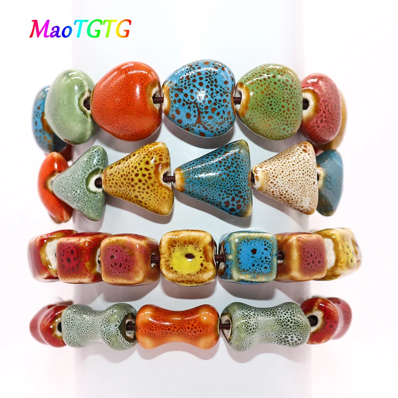 

Trendy Bone Shaped Ceramic Bracelet For Women Men Colorful Classic Couples Pulsera Hombre Bangle Giftsfts