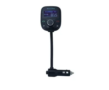 

2016 New Arrival Bluetooth Car Kit 180 Degree FM Transmitter With USB Charger MP3 Player