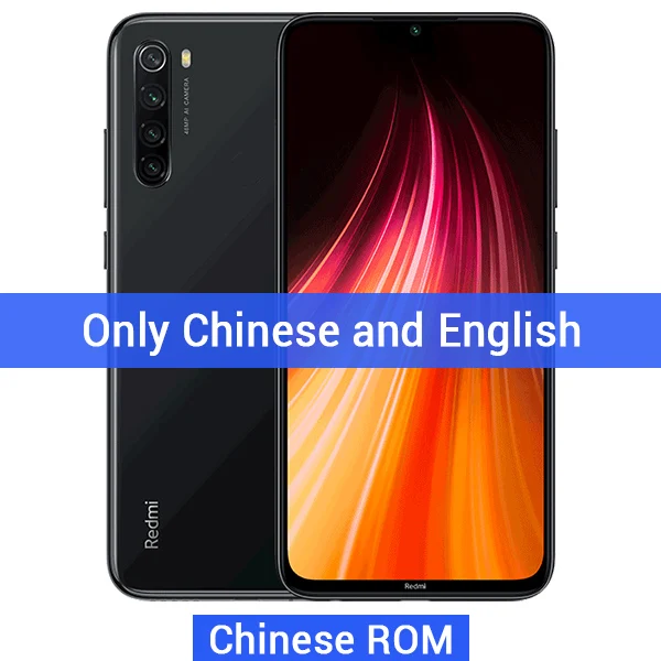 Chinese ROM Black Xiaomi Redmi Note 8 с глобальной прошивкой, 6 ГБ ОЗУ, 128 Гб ПЗУ, 48 МП, четырехъядерный процессор Snapdragon 665, восьмиядерный смартфон 6,3 дюйма, 4000 мАч - Цвет: Chinese ROM Black