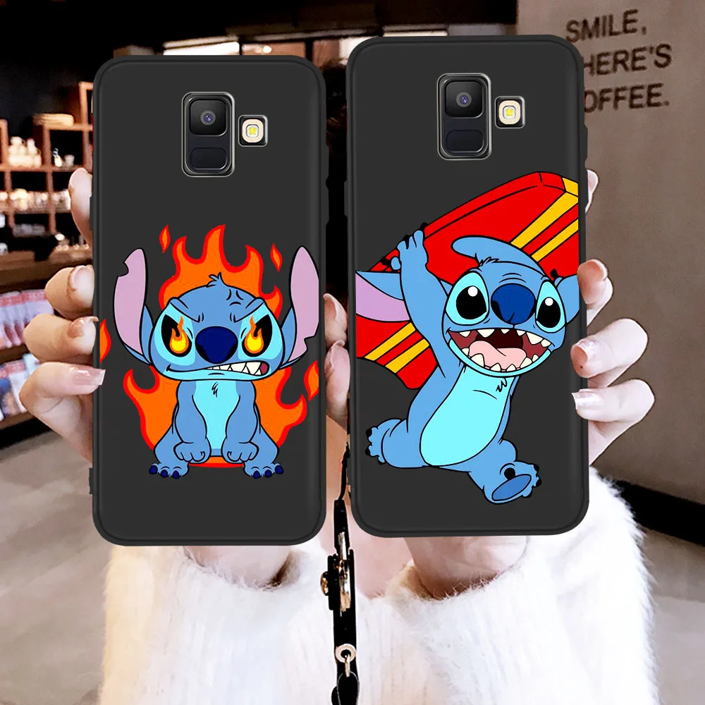 

Cartoon Cute Stitch case For Samsung A30 A40 A50 A70 A80 A5 A6 A7 A8 A9 A10 A20 J3 J4 J5 J6 J7 J8 Plus Phone Cover Coque Fundas