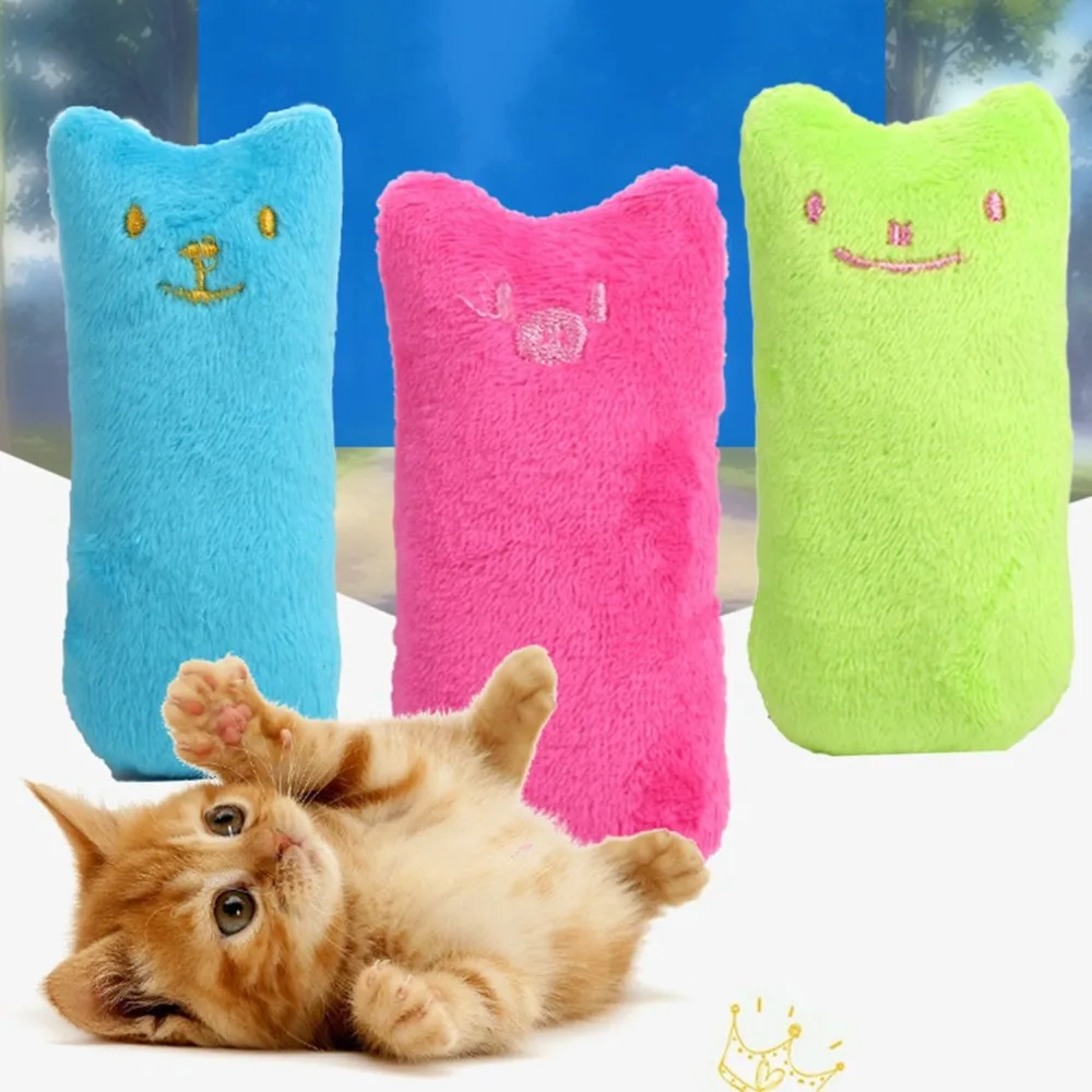 

Popular Cute Interactive Pets Teeth Grinding Catnip Toys Fancy Claws Thumb Bite Toy Bite-resistant Cat Mint Funny Cat Toys