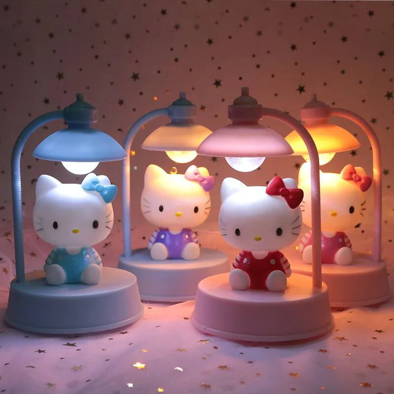 

Creative home pink cute girl gift kitten music night light desk lamp student gift Valentine's Day gift
