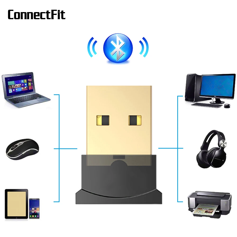USB Bluetooth 5 0 адаптер передатчик приемник аудио ключ беспроводной для компьютера ПК