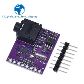 

TZT Si4703 RDS FM Radio Tuner Evaluation Breakout Module For Arduino AVR PIC ARM Radio Data Service Filtering Carrier Module