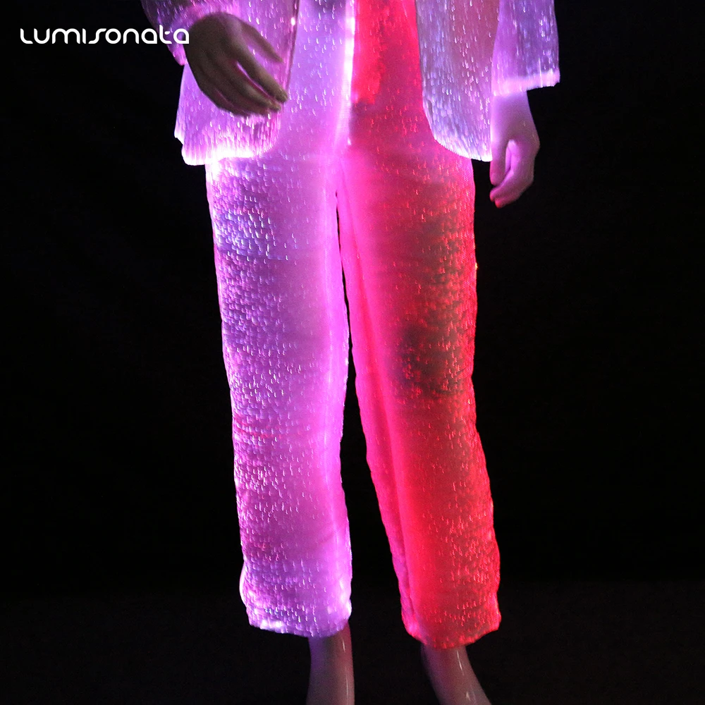Fiber Optic Illuminated Pants