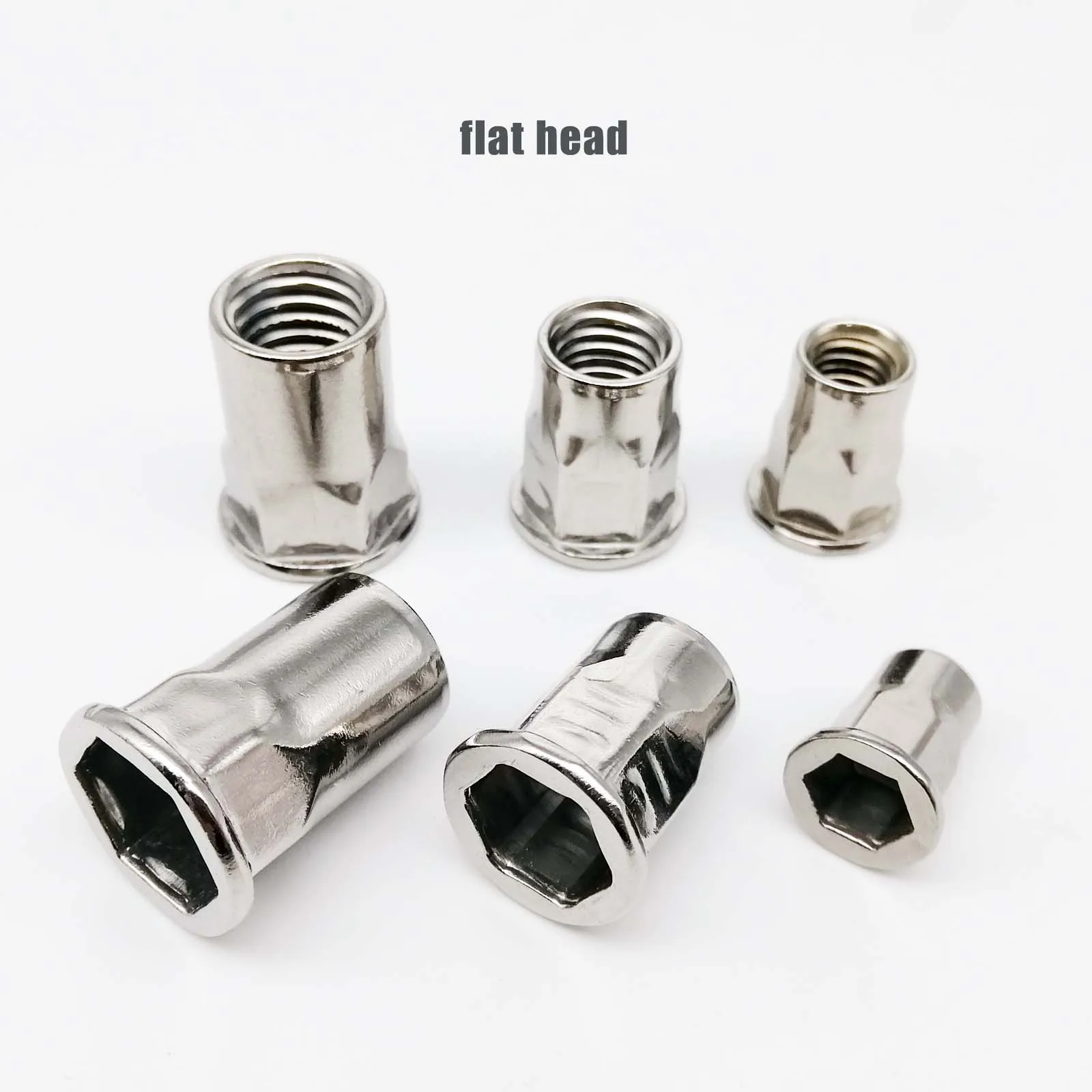 Color : Countersunk Head, Size : 10pcs M5 YBDZ 2/10pc M3 M4 M5 M6 M8 M10 M12 304 Stainless Steel Hex Hexagon Flat Head Countersunk Head Binding Rivet Nut Insert Rivnut Nutsert Color : Countersunk Head, Size : 10pcs M5 YBDZ 2/10pc M3 M4 M5 M6 M8 M10 M12 304 Stainless Steel Hex Hexagon Flat Head Countersunk Head Binding Rivet Nut Insert Rivnut Nutsert