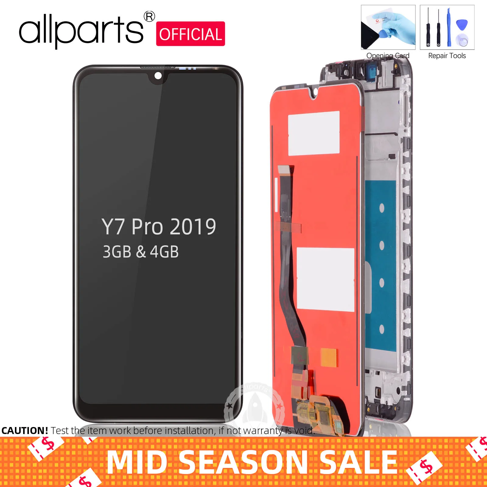 

Original Display For Huawei Enjoy 9 LCD Touch Screen For Huawei Enjoy 9 Display Y7 Pro 2019 LCD Replacement