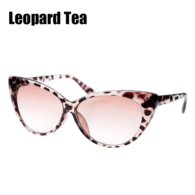 Leopard w Tea Lens SOOLALA очки для чтения «кошачий глаз» Для женщин солнцезащитные очки для чтения оправа для очков очки с диоптриями+ 0,5 0,75 1,0 1,25 до 4,0 - Цвет оправы: Leopard w Tea Lens