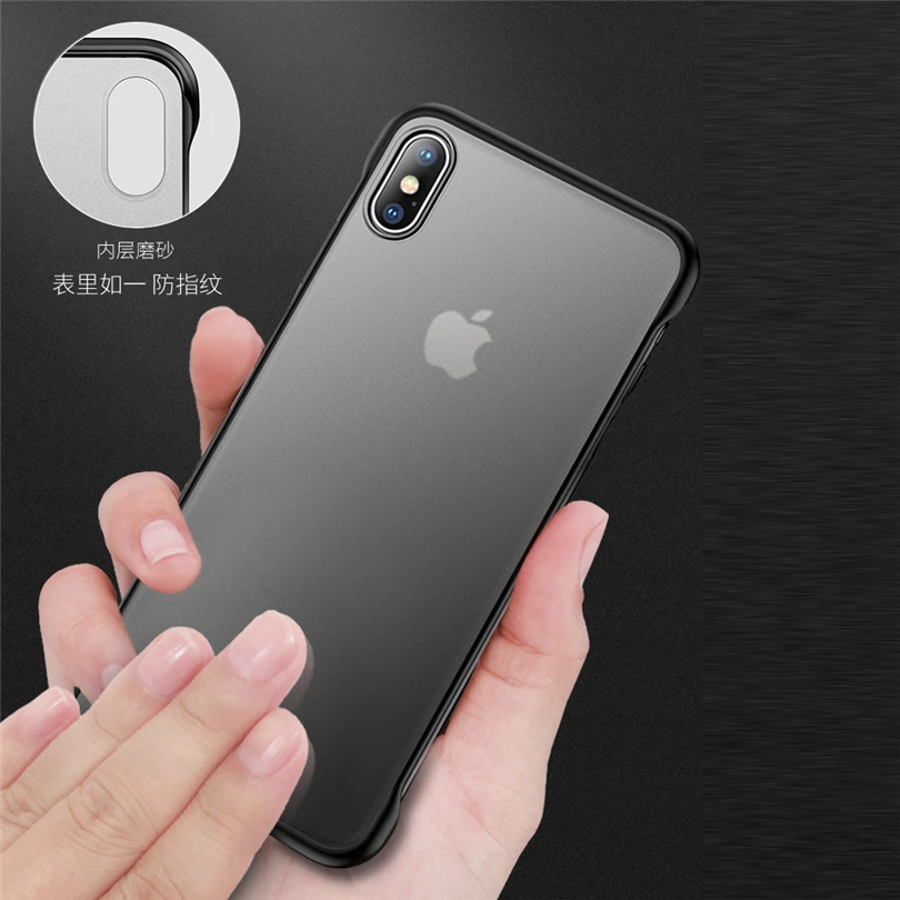 Новинка 2019 Модный чехол для Apple iPhone X XR XS Max 6S 6 7 8 оболочка без оправы матовое кольцо