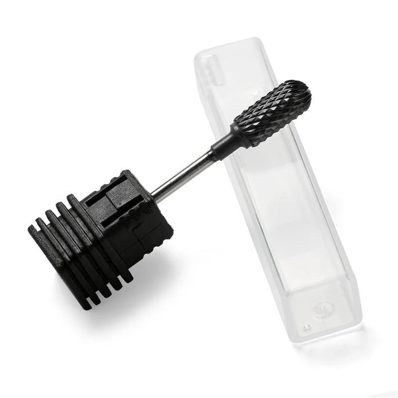 9 Type Black Titanium Tungsten Carbide Nail Drill Bits for Manicure Drill Accessories Mills Cutter Remover Gel Tools nail drill bit electric nail drill bit manicure drill bit