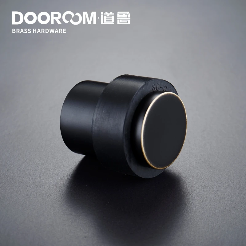 Дверные ограничители Dooroom из латуни и экологической резины магнитный держатель