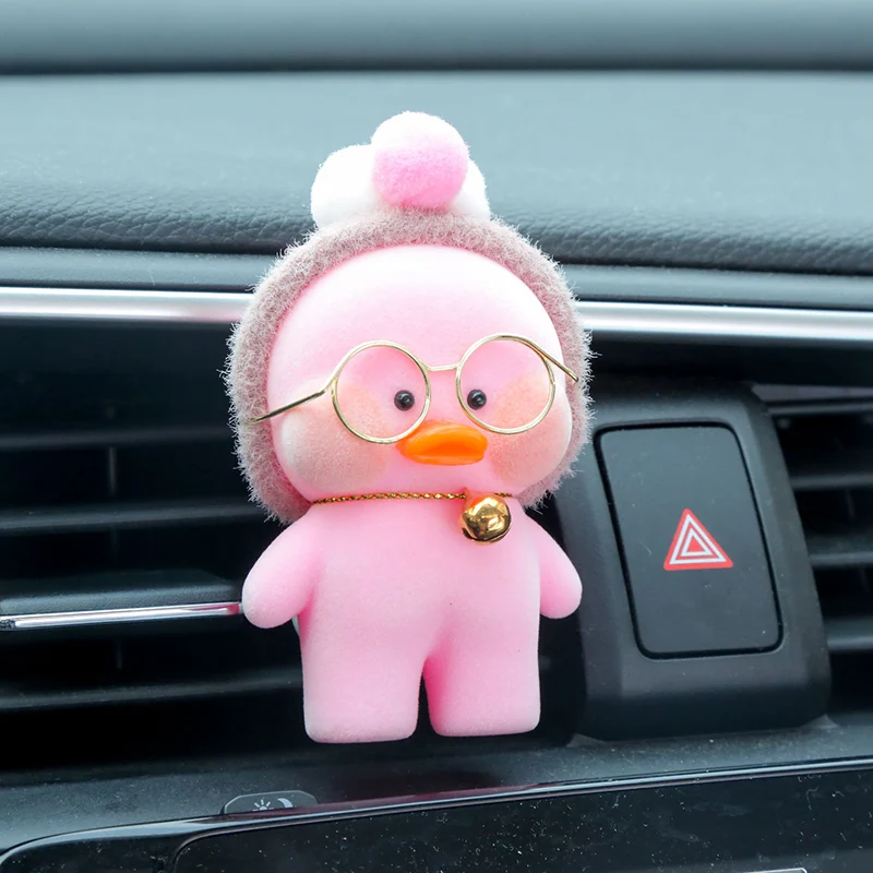 8 см Kawaii LaLafanfan кафе утка игрушка мультфильм милый утка автомобиль Декор животных Куклы Игрушки для девочек подарок на день рождения для детей