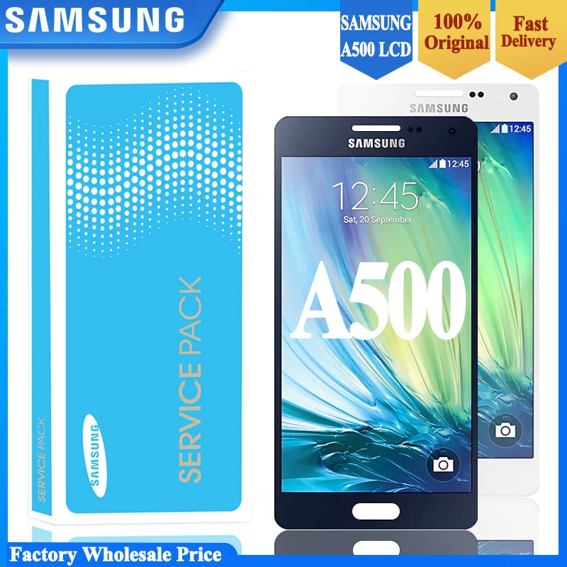 Оригинальный super AMOLED ЖК-дисплей для SAMSUNG Galaxy A5 2015 A500FU A500 A500F A500M дисплей сенсорный
