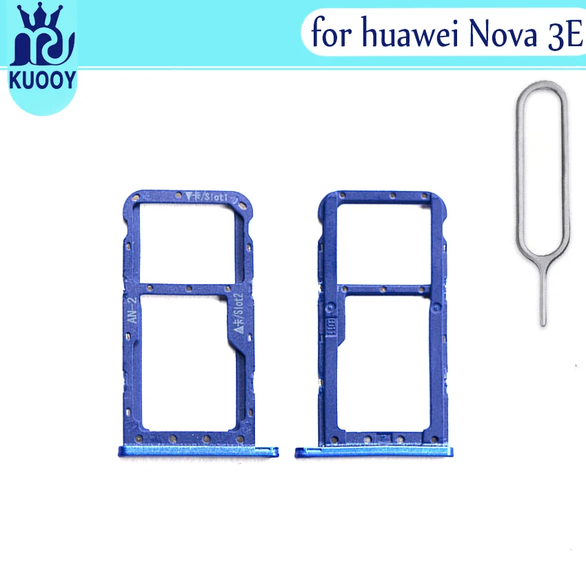 Для huawei P20 Lite/Nova 3e sim-карта лоток адаптер карты Micro SD Разъем Dual SIM запасные части