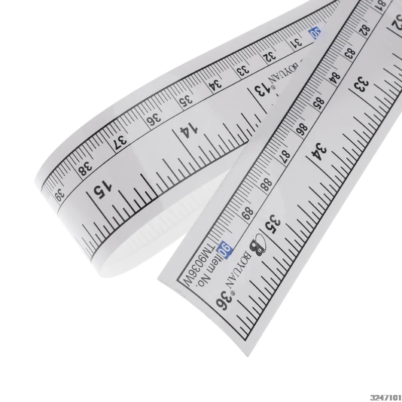 90 см самоклеющаяся метрическая измерительная лента виниловая линейка для швейной машины наклейка