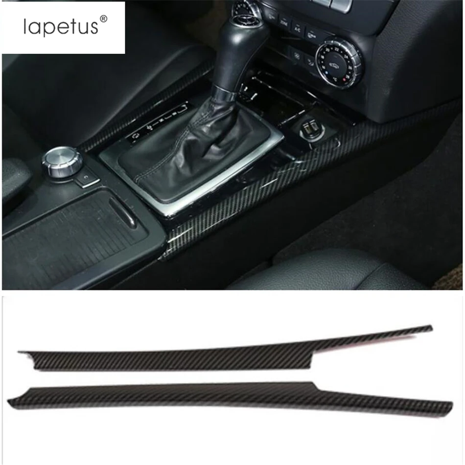 Lapetus аксессуары подходят для Mercedes Benz C CLASS W204 C180 C200 2009- боковая коробка переключения передач полоса крышка отделка