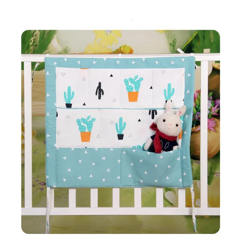 Комплект постельного белья из хлопка подвесная сумка для детской кроватки сумки