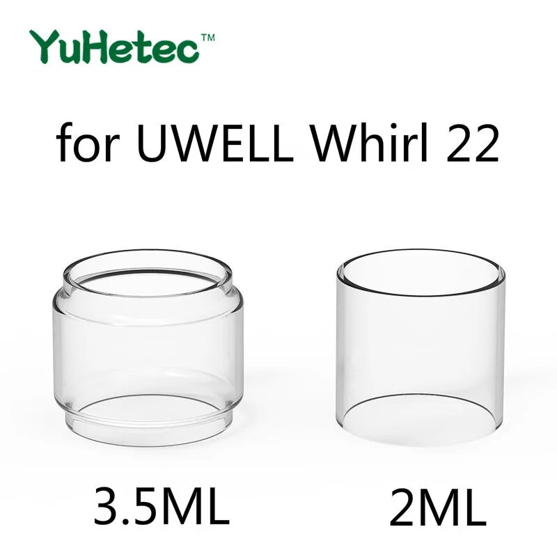 Сменная стеклянная трубка YUHETEC для бака UWELL Whirl 22 2 мл/3 5 мл шт.|Аксессуары| |