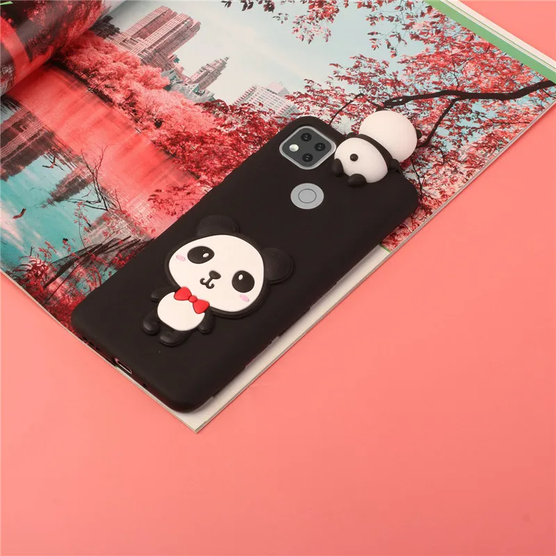 xiaomi leather case For Etui Xiaomi Redmi 9 Case Coque on for Xiaomi Redmi 9 C 9C 9A Cover 3D Doll Toys Soft Silicone Phone Case Redmi9A 9C Fundas cases for xiaomi blue