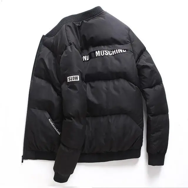 black Новое зимнее мужское тонкое пальто куртка корейская мода красивое короткое пальто большой размер M-4XL - Цвет: black