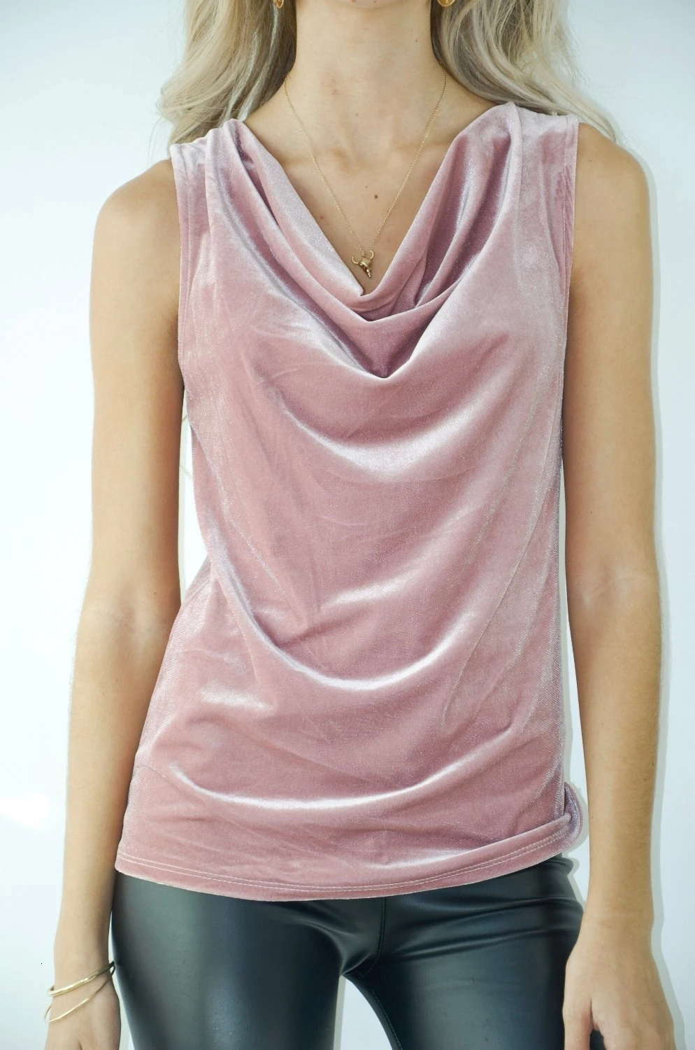 Топ GREYMODA MUJER TERCIOPELO elasico