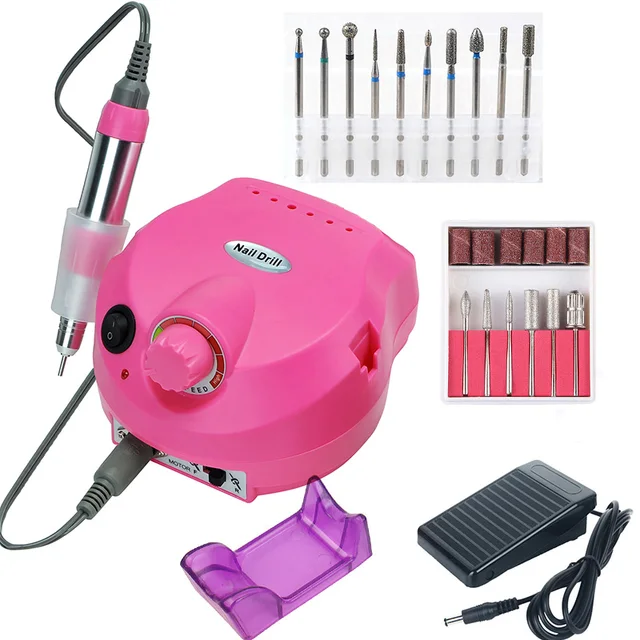 $US $16.09  35000/20000 RPM Electric Nail Drill Machine Set Milling Cutter Pedicure Manicure Polisher Tools Str