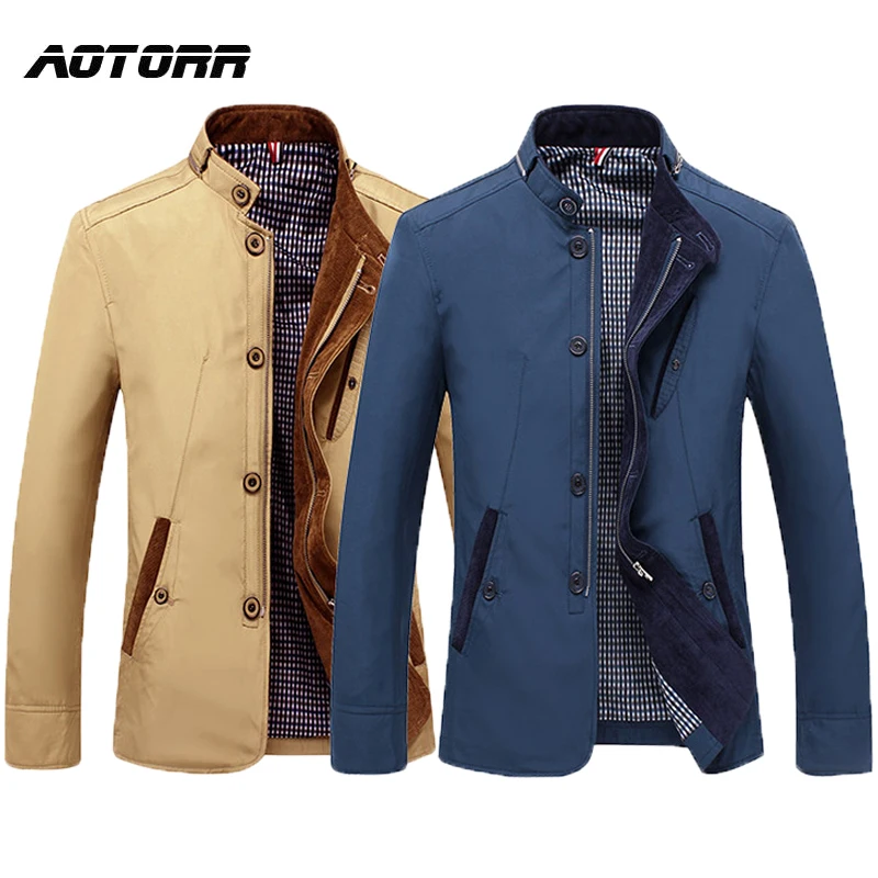 Gabardina entallada para hombre, chaqueta de otoño, prendas de vestir informales para negocios, chaquetas nuevas, 2020