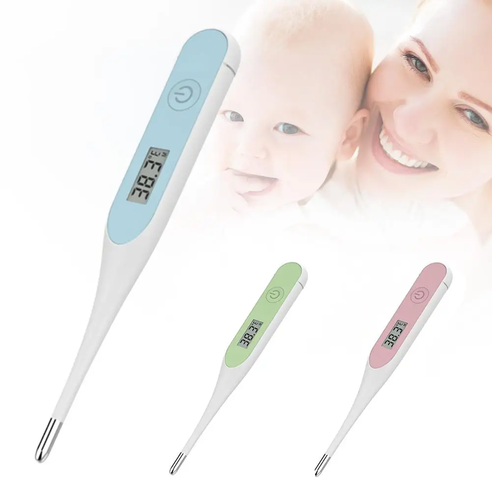 

Mini Electronic Digital LCD Display Thermometer Body Temperature Meter Fever Alarm Monitor Measurement Tools l for Baby Adult