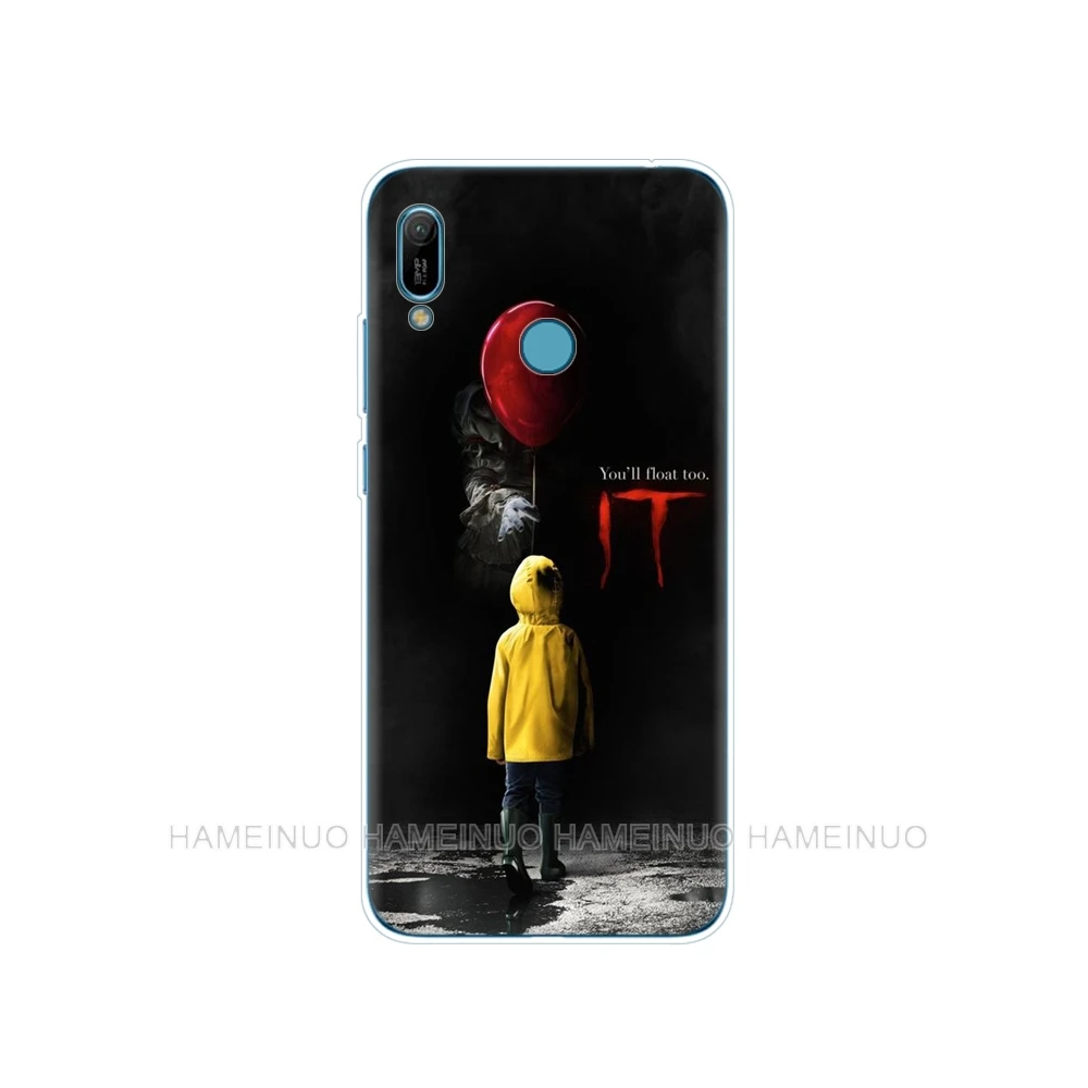 Силиконовый чехол для телефона huawei Y5 Y6 Y7 Y9 PRO PRIME honor 8s 8a 20 LITE PRO 10i view 20 V20 coque The Clown Horror IT - Цвет: 80713