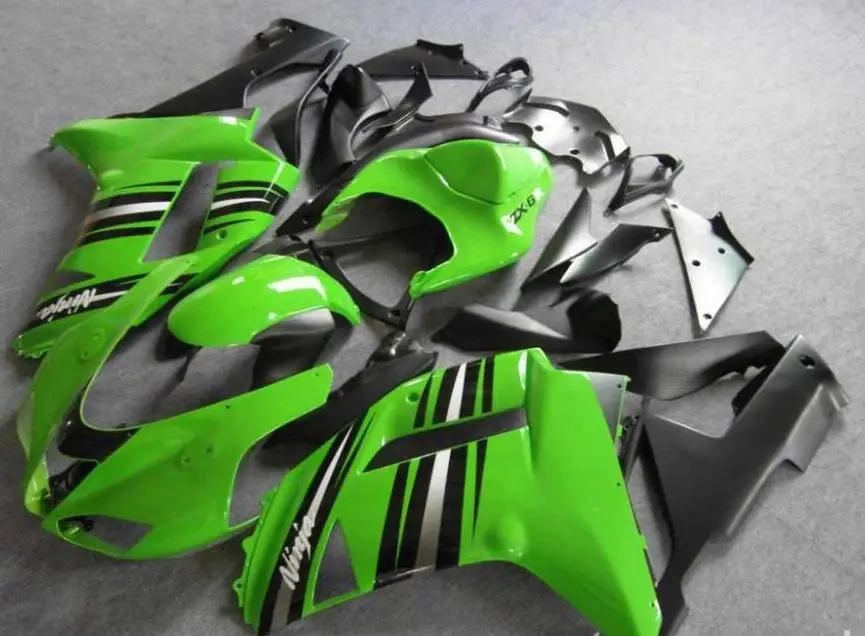 4 подарки ABS полный обтекатель комплект подходит для Kawasaki ZX6R 2007 2008 мотоцикл Обтекатели ZX-6R 07 08 ниндзя 636 Комплект кузова