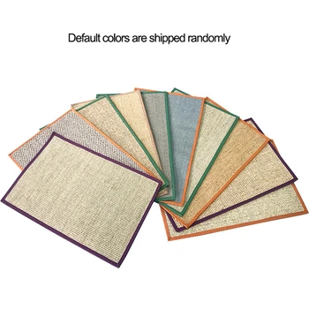 

Natural Sisal Hemp Cat Scratch Board Mat Sofa Protector Pad Scratching Post Toy