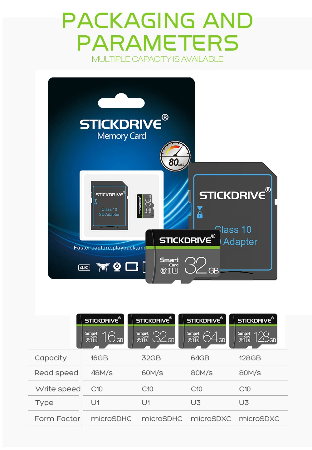 Новое поступление sd-карта Micro SD карта 8 ГБ 16 ГБ 32 ГБ 64 Гб 128 Гб microsd карта памяти класс 10 cartao de memoria TF карта Бесплатный адаптер