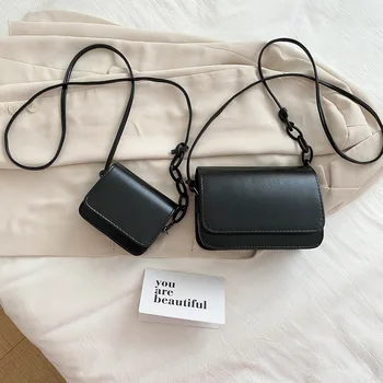 

2020 Summer New Women's Shoulder Bag Mini PU Small Bag Chain Small Square Bag Korean Version Wild Oblique Cross Bag