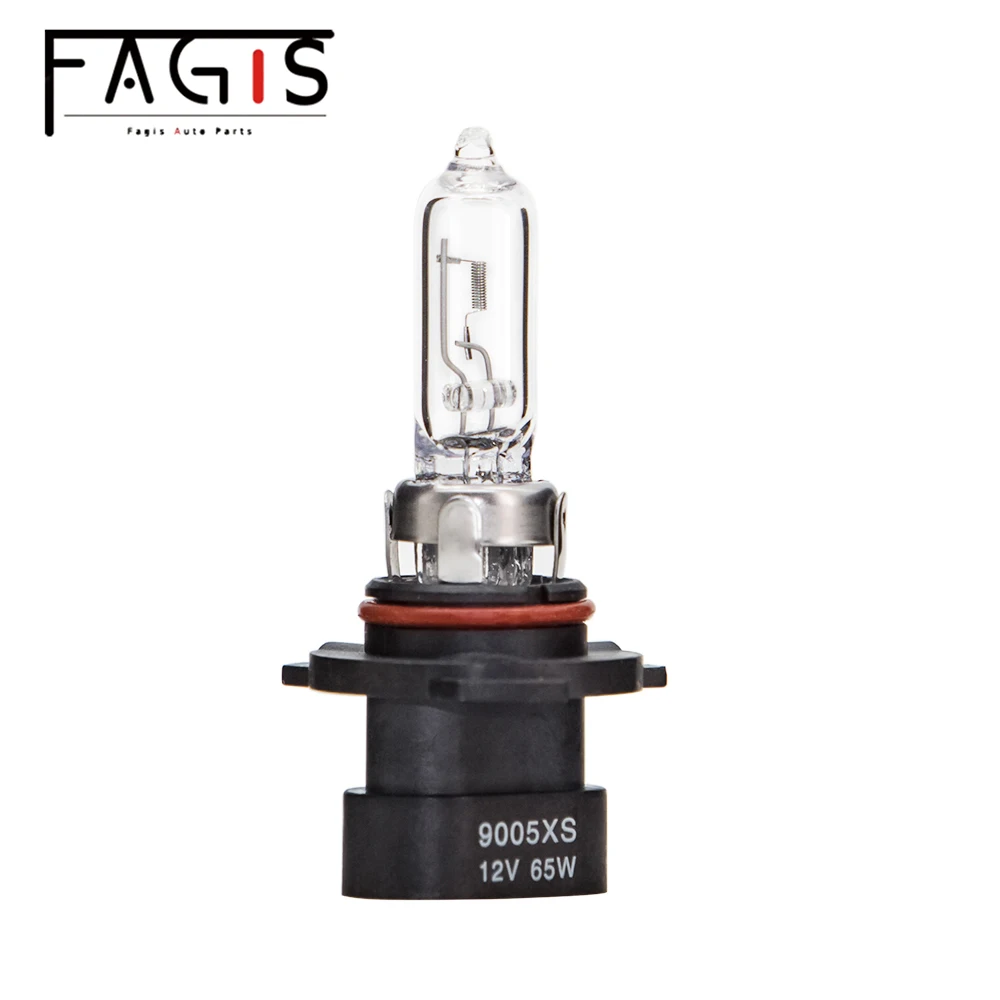 Fagiis 2 Pcs Dot 9005XS HB3A 12V 65W P20d Clear Standard Lamp Car Headlight lampadina alogena automatica 3300K luci di guida