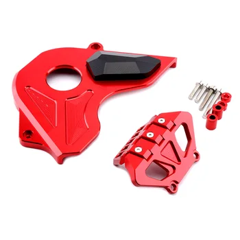 

Suitable for Honda cb650f motorcycle modification front gear cover aluminum alloy decorative chain cover for 17-18 years