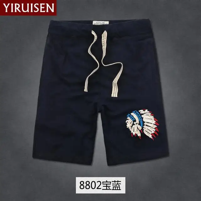 8802 YiRuiSen брендовая одежда хлопковые шорты мужские повседневные шорты S-3XL - Цвет: 8802