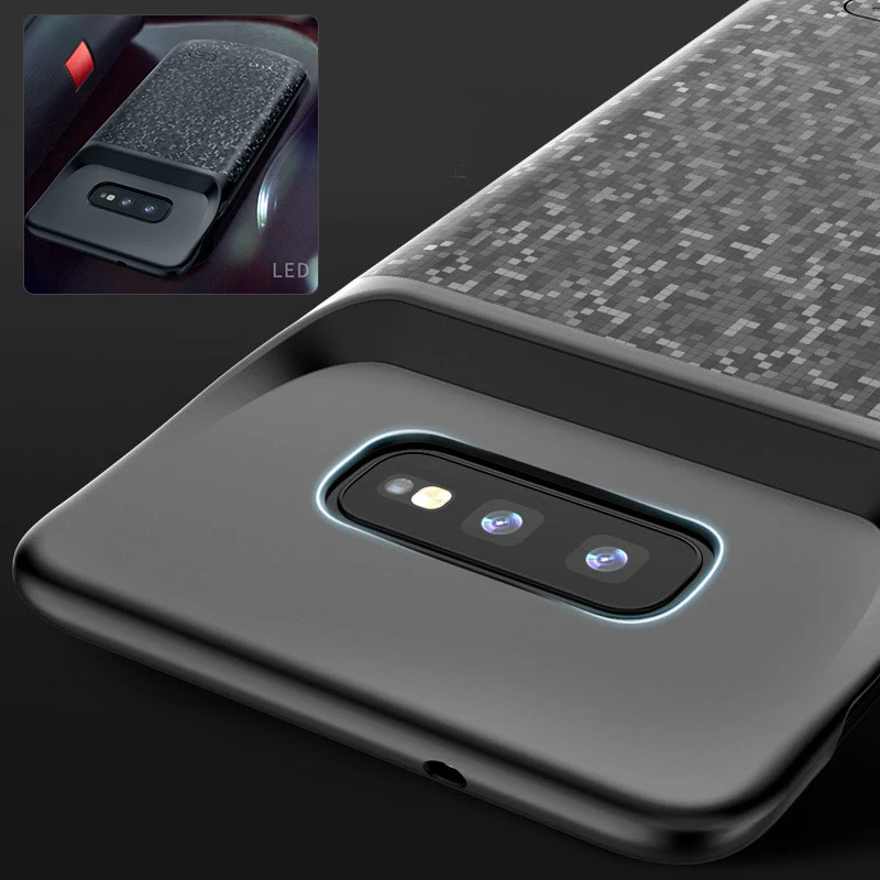 4700 мАч 5000 мАч чехол для зарядного устройства для samsung Galaxy S10 S10E S10 plus Портативный внешний аккумулятор чехол для телефона внешний аккумулятор