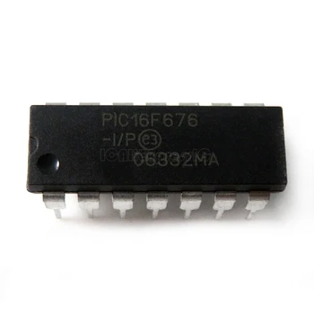 

2pcs/lot PIC16F676-I/P PIC16F676 PIC16F676-IP DIP-14 IC In Stock