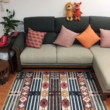 Nordic Фламинго принт, чистый хлопок ковер/детей/детский коврик для ползания/Спальня Гостиная Чай стол мат «татами» ковер