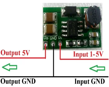 

DD0606SA_5V*5 5X 800MA 3V 3.3V 3.7V to 5V DC DC Converter Boost Module for Arduino Genuino Breadboard UNO MEGA2560 DUE Pro min