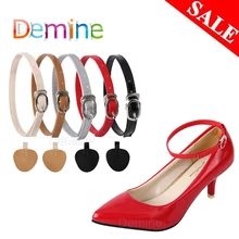 Женские шнурки на высоком каблуке, регулируемый ремешок на туфли с ремешком на лодыжке, свободные нескользящие шнурки с завязками на ремешках