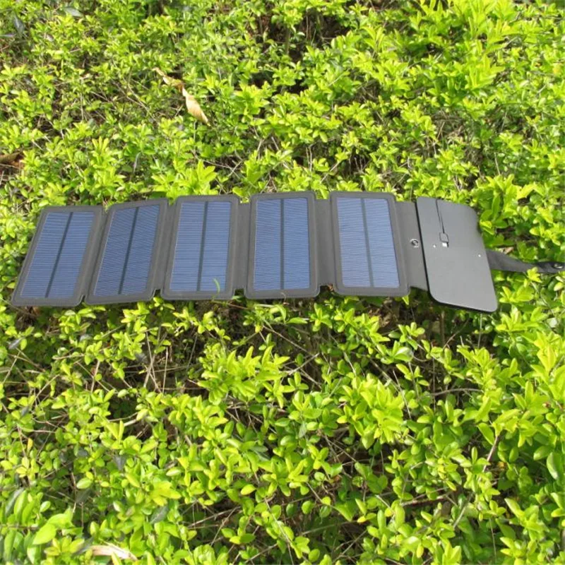 KERNUAP 20 Вт SunPower складные солнечные батареи для сварочного шлема Зарядное устройство на открытом воздухе 5V 2.1A USB Выход устройств Портативный солнечные панели-батареи для нагрева воды в бассейнах на телефон Зарядное устройство