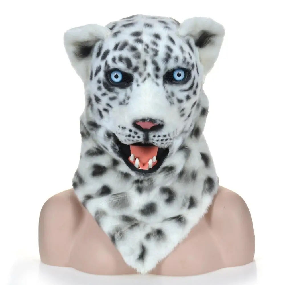 

Funny Tools Activity Props Talking Plush Leopord Mask Handmade Props
