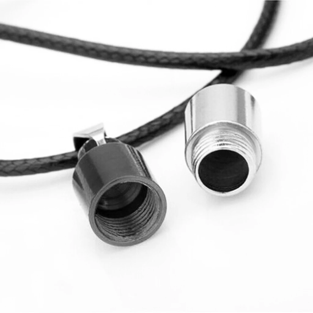 Double Hearts Stainless Openable Pill Capsule Urn Tablet Medic Pendant Necklace