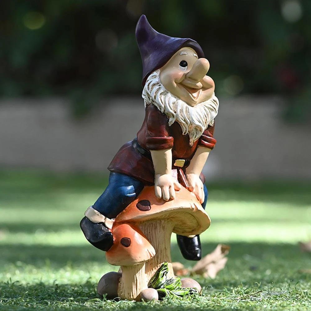 Hedgehog & Mushroom Fairy Garden Decor Set - 6-Piece Mini Figurines For Terrariums, Plant Pots & Cake Toppers - View #13