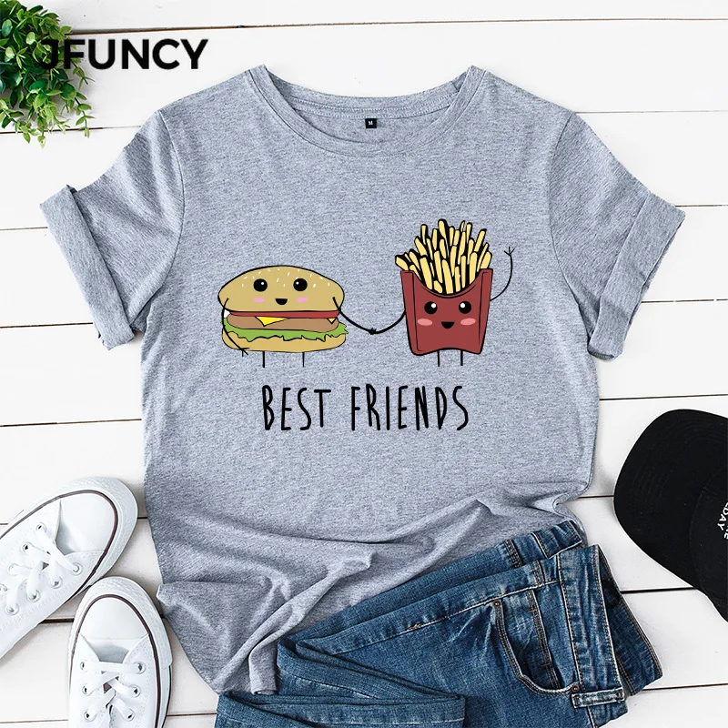 JFUNCY Burger Fries Best Friends Summer 