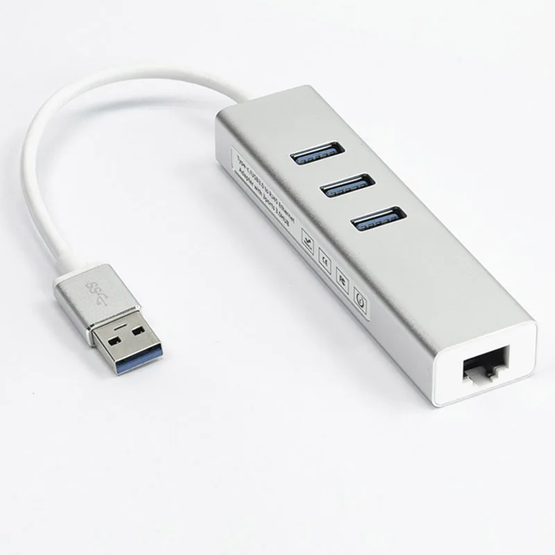 USB 3,0 гигабитный сетевой адаптер Ethernet концентратор до 1000 Мбит Стабильный Портативный высокоскоростной VH99