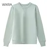 Wixra – sweat-shirt à manches longues pour femmes, 100% coton, pull-over de Style américain, vêtements de rue, automne et printemps ► Photo 1/6
